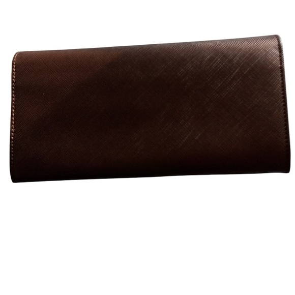 Elegant Brown Clutch Wallet NWOT - Picture 2 of 3